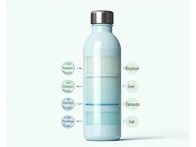 Diagram illustrating double-wall vacuum insulation technology